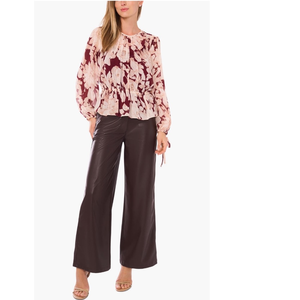 Parker Cierra Peplum Top, size S NWT